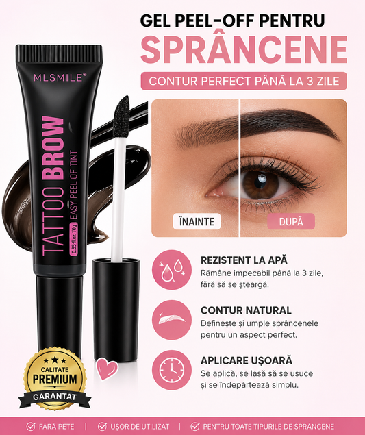 BrowPeel™ – Gel de Sprâncene cu Efect de Tatuaj